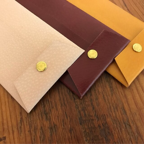 革の茶封筒(大) Ι 日々の革小物 その他ミニ財布・コンパクト財布