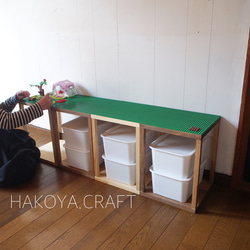 レゴ用机テーブル☆レゴ用机引き出し付き☆ハンドメイド レゴ用机テーブル☆レゴ用机引き出し付き☆ハンドメイド
