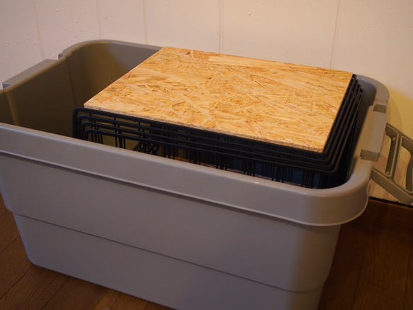 71.Iron BasketWagon キャスター付き キッチンワゴン/キャンプ/アウトドア/アイアン 5枚目の画像