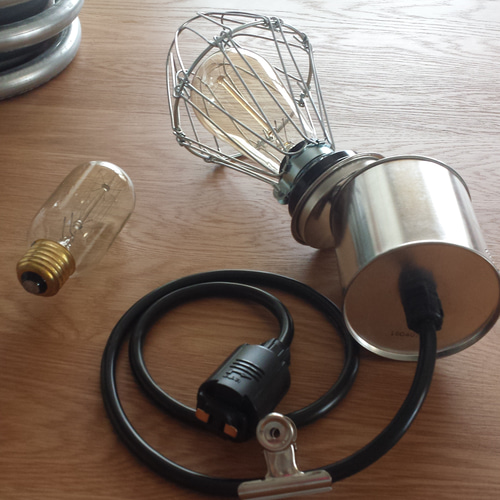 電気屋さんがつくる 男前 インダストリアル ガード付 ペンダントライト