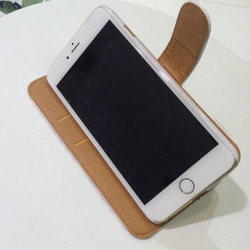 【限定再入荷】アイフォン5/5s iPhone5/5s 手帳型カバー　ハート柄♡ 4枚目の画像