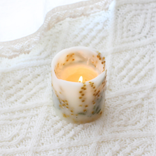 ミモザのボタニカルキャンドル ソイキャンドル アロマキャンドル