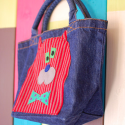 Red CAT  BAG_Denim _size S 2枚目の画像