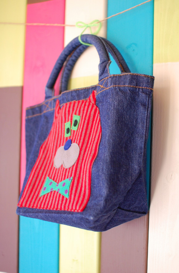 Red CAT  BAG_Denim _size S 2枚目の画像