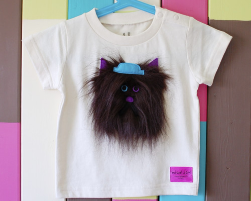 moja cat T-Shirt_size90-110 子供服 miaujau 通販｜Creema(クリーマ 