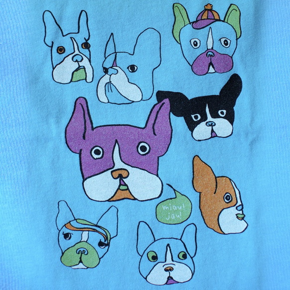 French Bulldog T-shirt _ 90 size 4枚目の画像
