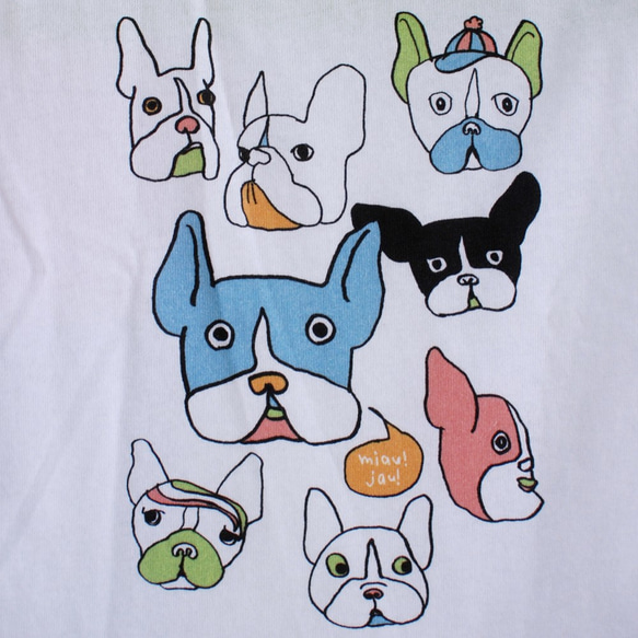 French Bulldog T-shirt _ 90 size 2枚目の画像