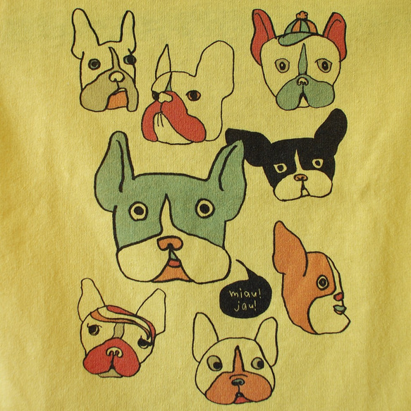 French Bulldog T-shirt _ 90 size 6枚目の画像