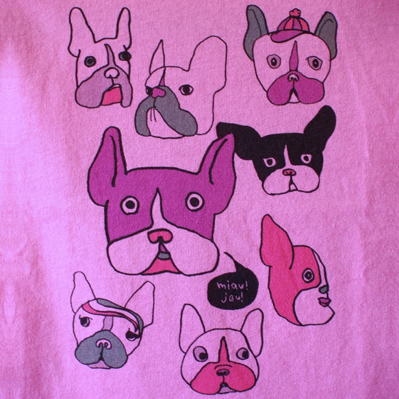 French Bulldog T-shirt _ 100 size 2枚目の画像
