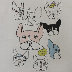 French Bulldog T-shirt _ Ladys Msize 2枚目の画像