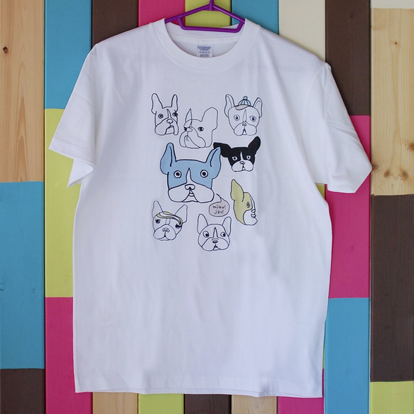 French Bulldog T-shirt _ Free size 1枚目の画像