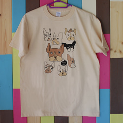 French Bulldog T-shirt _ Free size 3枚目の画像