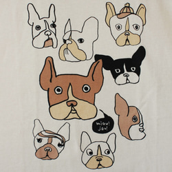 French Bulldog T-shirt _ Free size 4枚目の画像