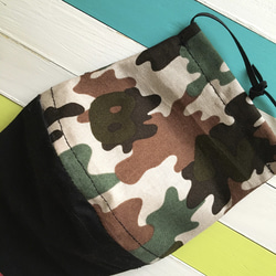 ★New Price★ マスク_M size ( kids/ladys ) _2 / Camoufla×Black 2枚目の画像