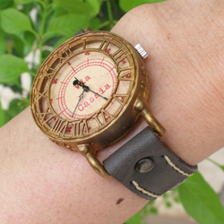 手工手錶 Via Cassia (古董錶殼 棕色錶盤 &amp; 巧克力色) 第4張的照片