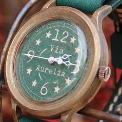 手工手錶Via Aurelia (全綠☆&amp;綠) 第2張的照片