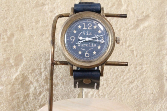 手作り腕時計　Via Aurelia(フルBlue☆&Navy Blue) 3枚目の画像