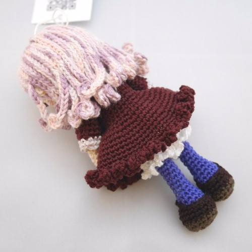 ヒトガタあみぐるみ】Crochetdoll*レトロなワンピースの少女