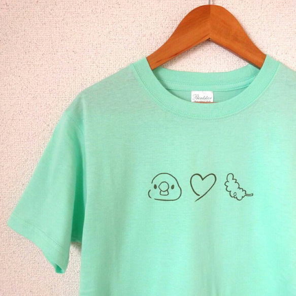 子供用:文鳥粟穂Tシャツ 1枚目の画像