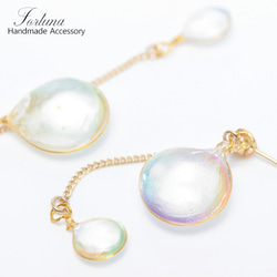 Pastel Bubble(348) ピアス/ノンホールピアス/樹脂ピアス 2枚目の画像