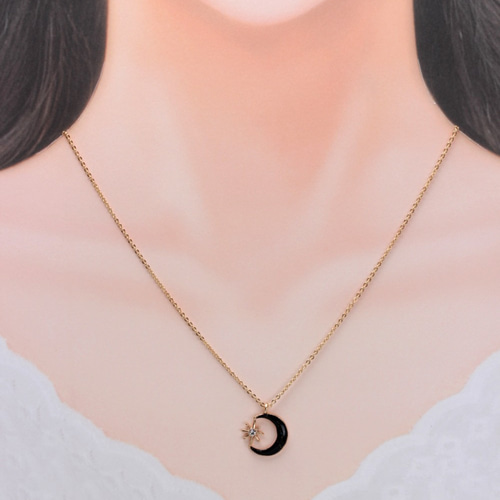 月と星のネックレス(436)ネックレス/ペンダント ネックレス 月と星のネックレス(436)ネックレス/ペンダント ネックレス