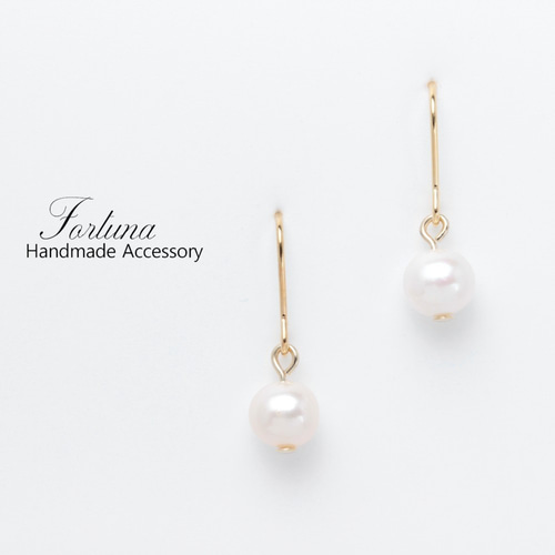 天然淡水パール(551) ピアス/イヤリング/ノンホールピアス/樹脂ピアス 