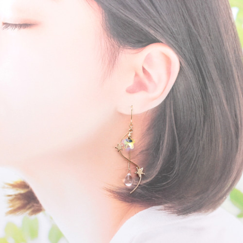 星空(574) ピアス/イヤリング/ノンホールピアス/樹脂ピアス ピアス 
