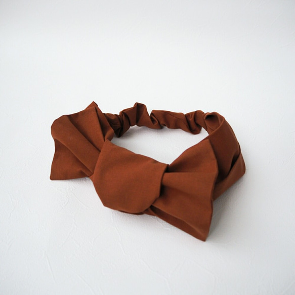 2way 頭巾（扎）☆ Terracotta 第1張的照片