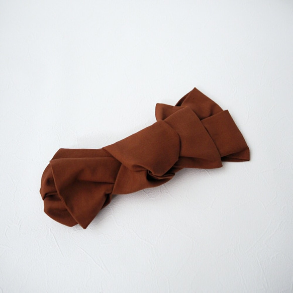 2way 頭巾（扎）☆ Terracotta 第4張的照片