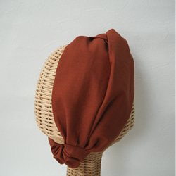 2way 頭巾（扎）☆ Terracotta 第6張的照片