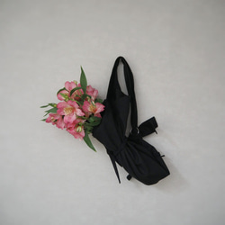 花包☆棉麻黑色 第4張的照片