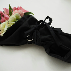 花包☆棉麻黑色 第8張的照片