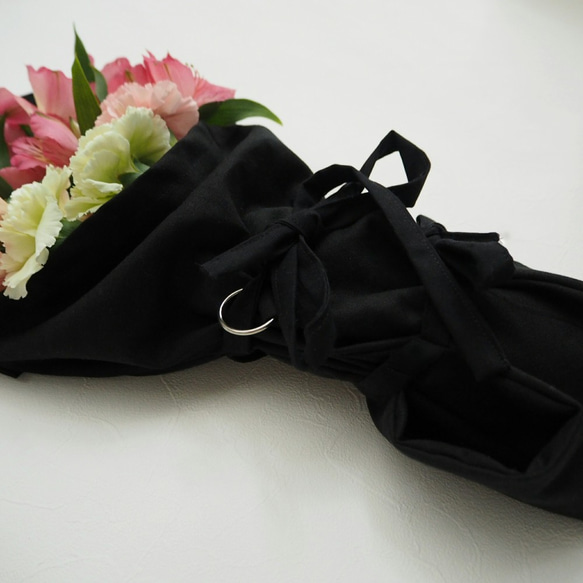 花包☆棉麻黑色 第8張的照片