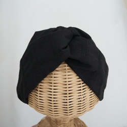 髮帶（紮帶）☆多臂條紋黑色 第2張的照片