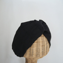 髮帶（紮帶）☆多臂條紋黑色 第3張的照片