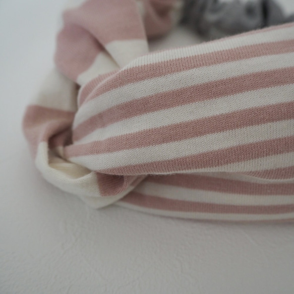 頭巾嬰兒（結）☆邊境粉紅色 第3張的照片