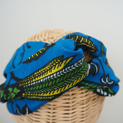 頭巾（結）☆非洲藍蝴蝶 第1張的照片