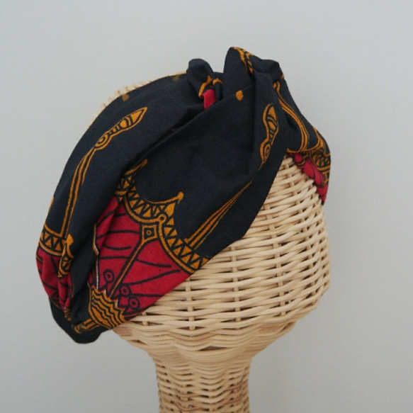頭巾（結）☆非洲黑傘 第2張的照片