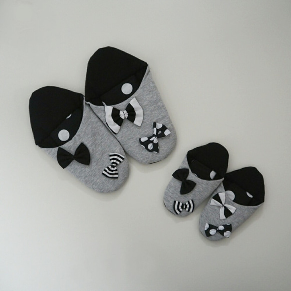 Babushu Slipper☆Monotone Ribbon Baby / Kids 第4張的照片