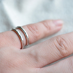 ﾌﾟﾗｽ シルバーリング　ellipse 4枚目の画像