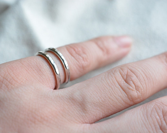 ﾌﾟﾗｽ シルバーリング　ellipse 4枚目の画像