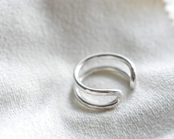 ﾌﾟﾗｽ シルバーリング　ellipse 5枚目の画像