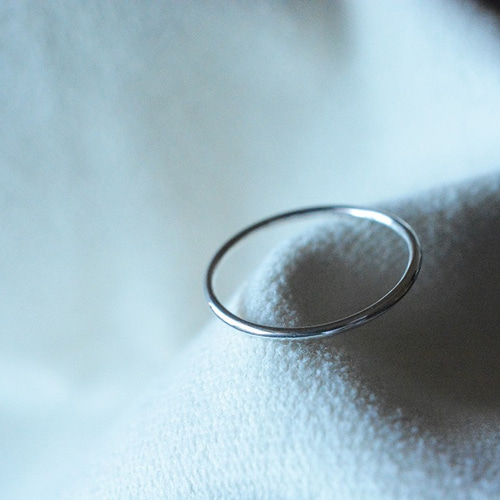 プラチナリング Pt900 平打ちプラチナリング（15541） - 日本宝石