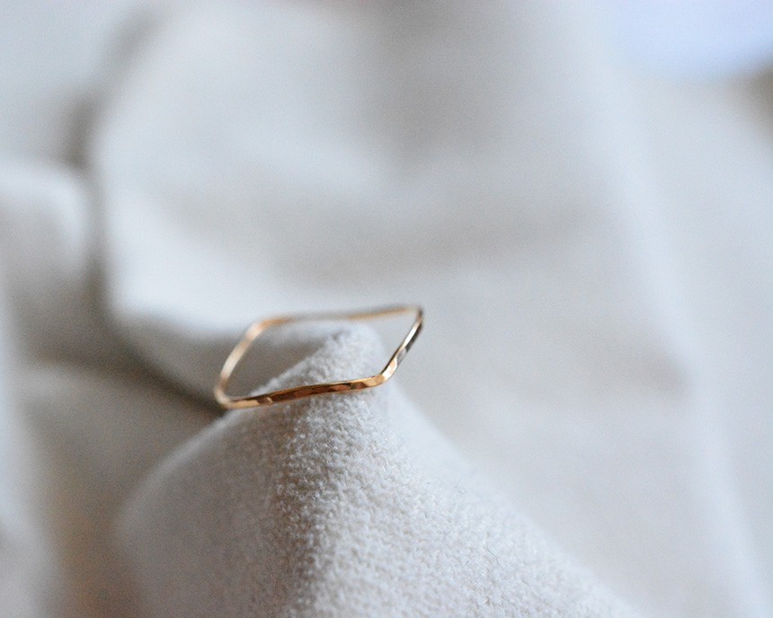 ﾌﾟﾗｽ K18 ゴールドリング montagne