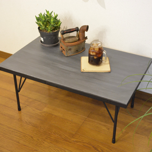 配送料無料】IRON_Table_01 アンティークアイアン塗装テーブル  