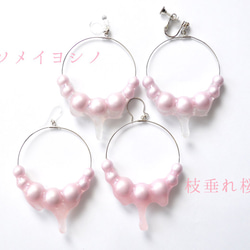 桜シロップの耳飾り 2枚目の画像