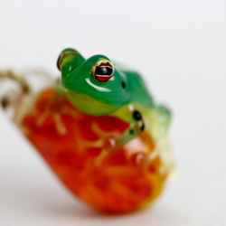 Frog（カエル）ファナネックレス374 4枚目の画像