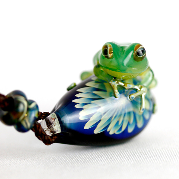 Frog（カエル）ファナネックレス378 3枚目の画像