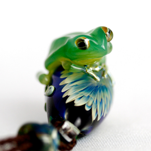 Frog（カエル）ファナネックレス378 4枚目の画像