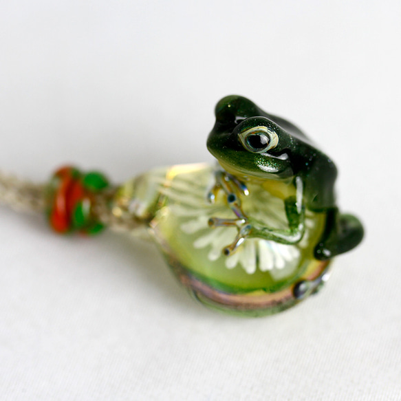 Frog（カエル）-BLファナネックレス307 5枚目の画像